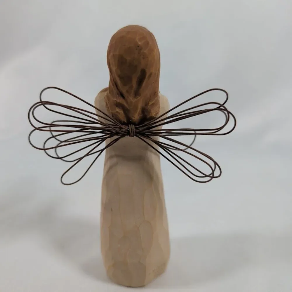 Willow Tree Angel of Prayer Susan Lordi Demdaco Figurine Wire Wings 5.5